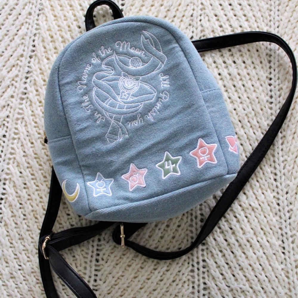 Sailor Moon Mini Denim Backpack